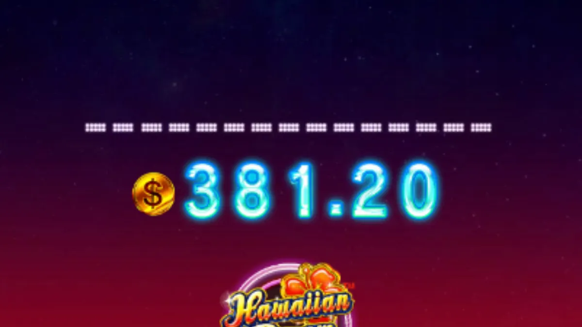 Futuristic at makulay na interface ng Hawaiian Dream Boost slot